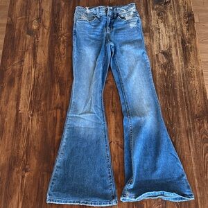 Classic Blue Flare Jeans for Women